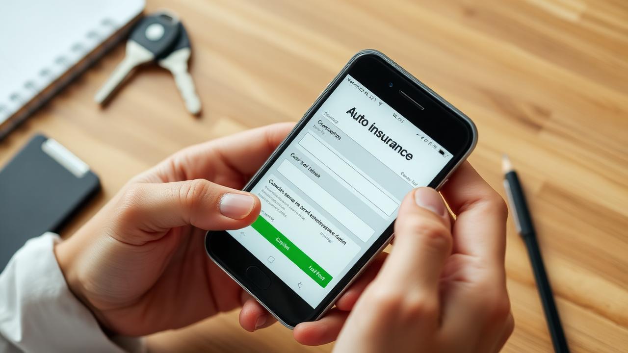 Lubbock TX driver opening a comprehensive hail damage claim in a carrier mobile app